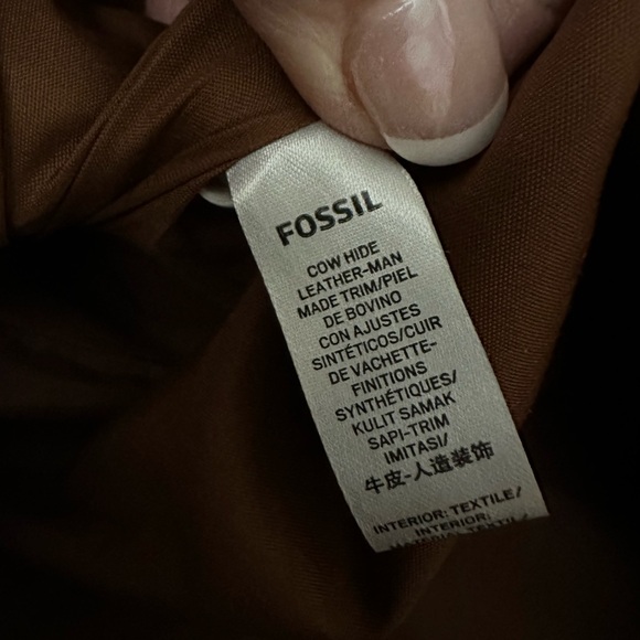 Fossil Colorful Striped Leather Satchel - Picture 16 of 16